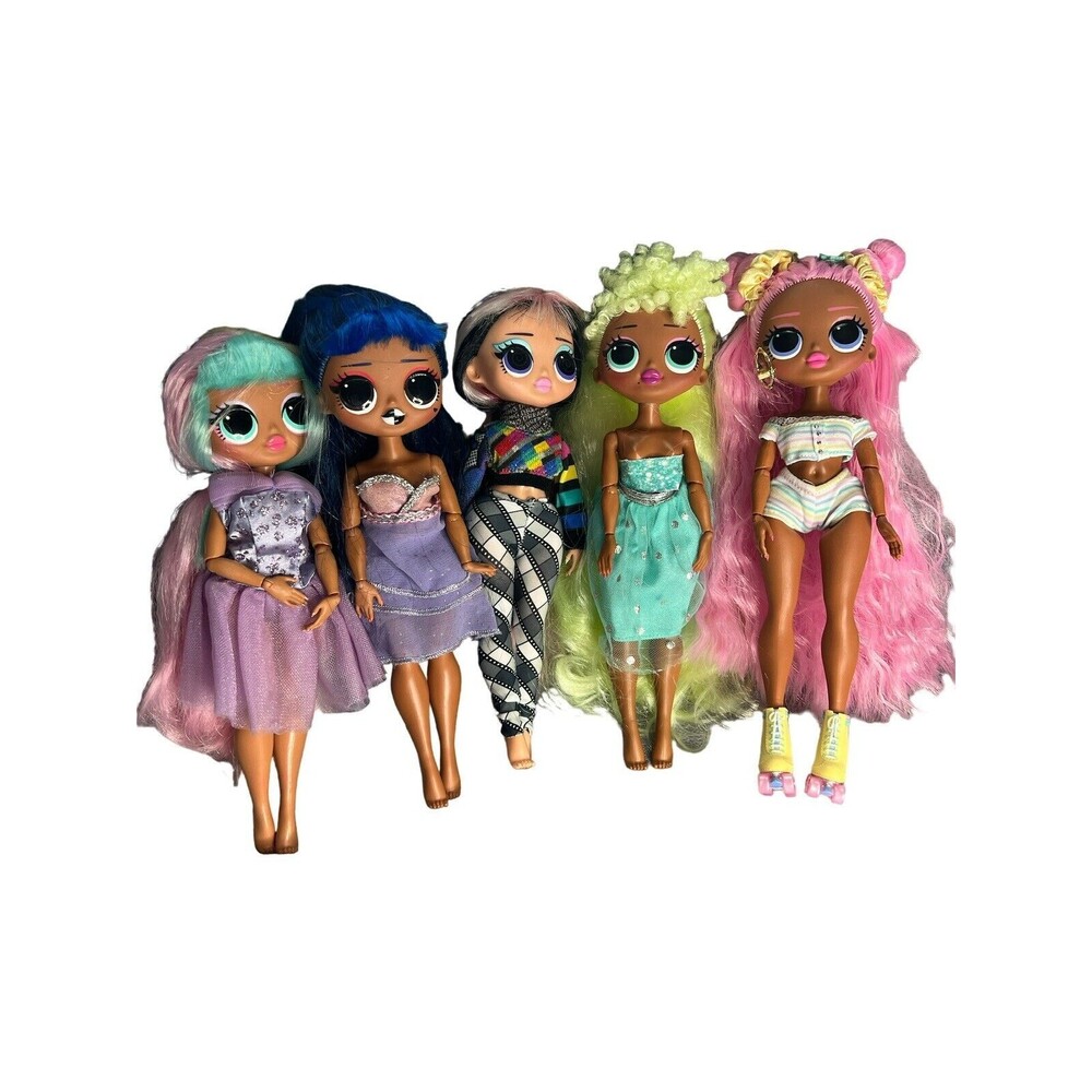 LOL Surprise OMG Fashion Doll Figures Lot of 5‎ Sunshine Girl Lady Diva BB Read